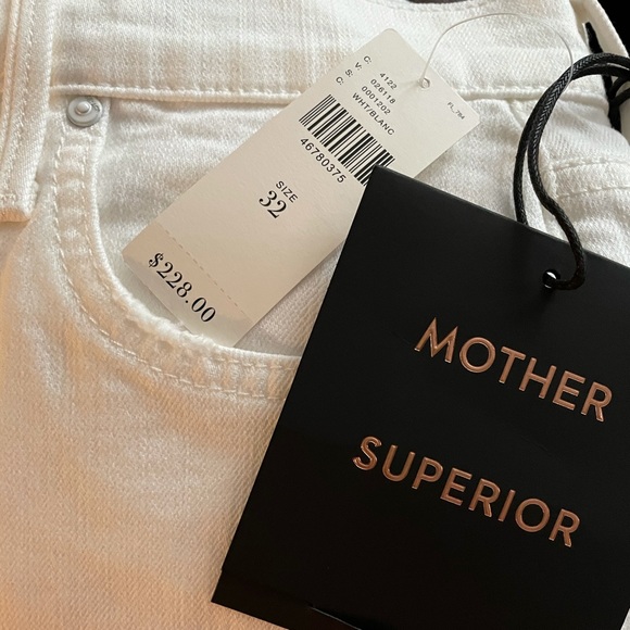 MOTHER DENIM The Flirt Ankle Chew Jeans NWT Sz 32 - Picture 15 of 16